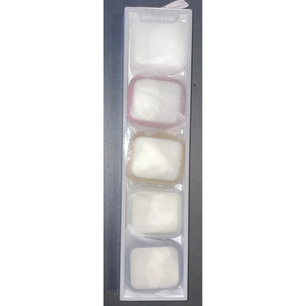 Compatible with Apple Watch Case 42mm, 5 Pack